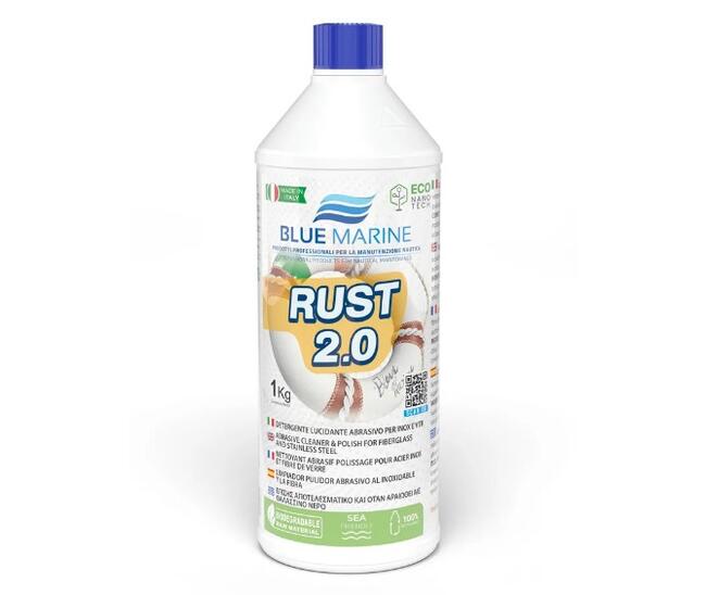 Detergente Lucidante Abrasivo 500 G Rust 2.0 Blue Marine